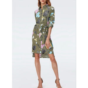 Diane von Furstenberg Prita Shirt Dress missing belt